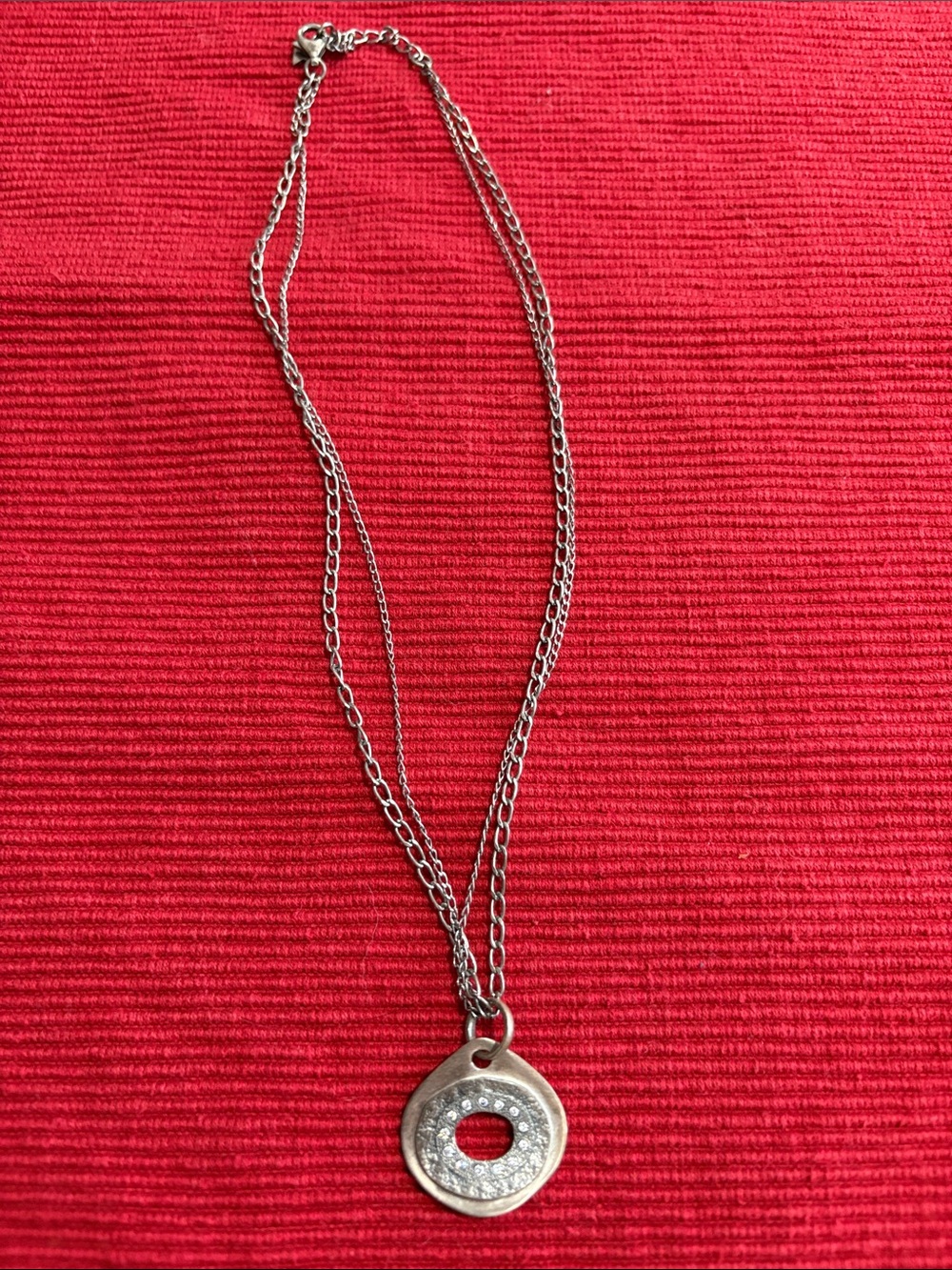 Silpada Sterling Silver Pendant Layered Necklace